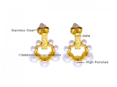 HY Wholesale Jewelry Earrings 316L Stainless Steel Earrings Jewelry-HY0076E0167