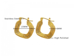 HY Wholesale Jewelry Earrings 316L Stainless Steel Earrings Jewelry-HY0076E0174