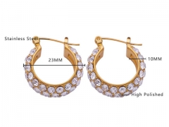 HY Wholesale Jewelry Earrings 316L Stainless Steel Earrings Jewelry-HY0076E0197