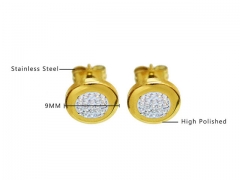 HY Wholesale Jewelry Earrings 316L Stainless Steel Earrings Jewelry-HY0076E0129