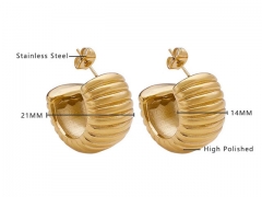 HY Wholesale Jewelry Earrings 316L Stainless Steel Earrings Jewelry-HY0076E0027