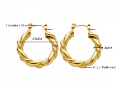 HY Wholesale Jewelry Earrings 316L Stainless Steel Earrings Jewelry-HY0076E0180