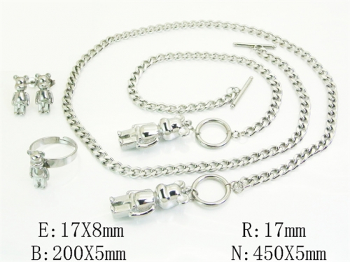 HY Wholesale Jewelry Set 316L Stainless Steel jewelry Set Fashion Jewelry-HY50S0692IMS