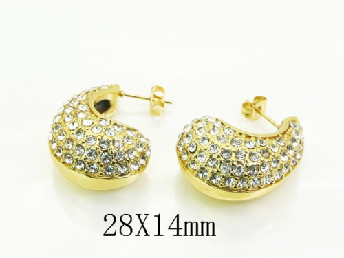 HY Wholesale Earrings 316L Stainless Steel Fashion Earrings Jewelry-HY09E0297HEL