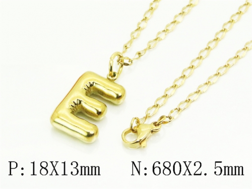 HY Wholesale Stainless Steel 316L Jewelry Popular Necklaces-HY32N0845ELL