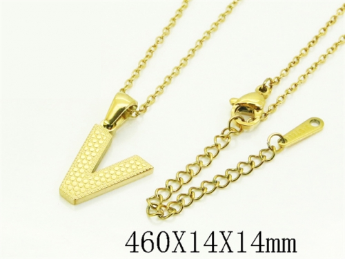 HY Wholesale Stainless Steel 316L Jewelry Popular Necklaces-HY32N0836KV