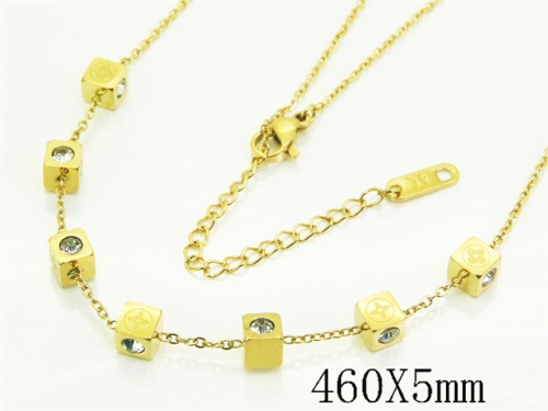 HY Wholesale Stainless Steel 316L Jewelry Popular Necklaces-HY09N1462HHS