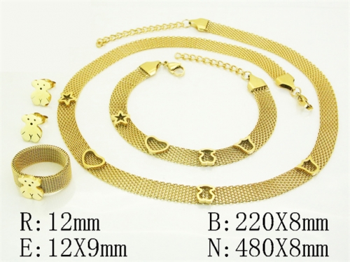 HY Wholesale Jewelry Set 316L Stainless Steel jewelry Set Fashion Jewelry-HY50S0675IOF