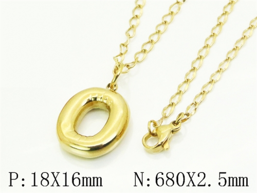 HY Wholesale Stainless Steel 316L Jewelry Popular Necklaces-HY32N0855DLL