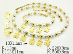 HY Wholesale Jewelry Set 316L Stainless Steel jewelry Set Fashion Jewelry-HY50S0687IOR