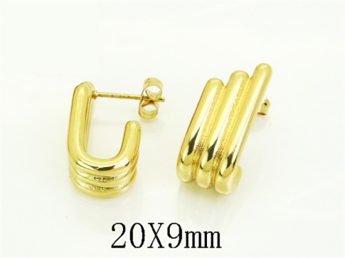 HY Wholesale Earrings 316L Stainless Steel Fashion Earrings Jewelry-HY09E0253ML