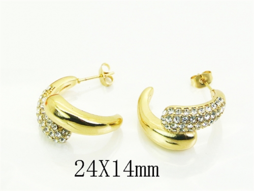 HY Wholesale Earrings 316L Stainless Steel Fashion Earrings Jewelry-HY09E0288OQ