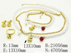 HY Wholesale Jewelry Set 316L Stainless Steel jewelry Set Fashion Jewelry-HY50S0688IOT