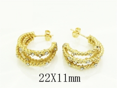 HY Wholesale Earrings 316L Stainless Steel Fashion Earrings Jewelry-HY09E0278OZ