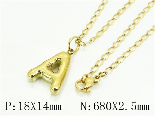 HY Wholesale Stainless Steel 316L Jewelry Popular Necklaces-HY32N0841ALL