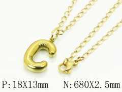 HY Wholesale Stainless Steel 316L Jewelry Popular Necklaces-HY32N0843CLL