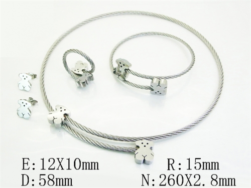 HY Wholesale Jewelry Set 316L Stainless Steel jewelry Set Fashion Jewelry-HY50S0715IOE