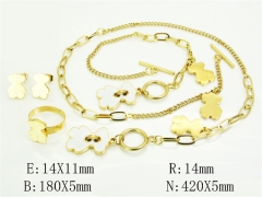 HY Wholesale Jewelry Set 316L Stainless Steel jewelry Set Fashion Jewelry-HY50S0705ILS