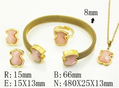 HY Wholesale Jewelry Set 316L Stainless Steel jewelry Set Fashion Jewelry-HY50S0659IOV