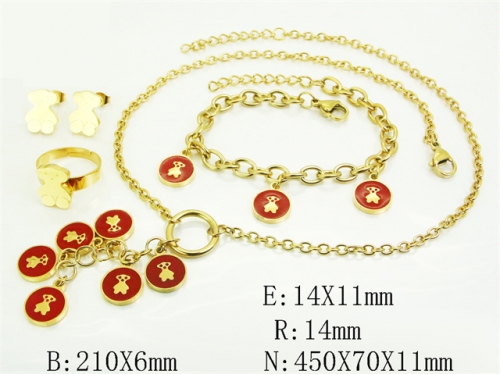 HY Wholesale Jewelry Set 316L Stainless Steel jewelry Set Fashion Jewelry-HY50S0707ILX