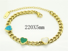 HY Wholesale Bracelets 316L Stainless Steel Jewelry Popular Bracelets-HY09B1312SOL