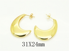 HY Wholesale Earrings 316L Stainless Steel Fashion Earrings Jewelry-HY09E0206EML