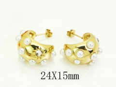 HY Wholesale Earrings 316L Stainless Steel Fashion Earrings Jewelry-HY09E0276NL