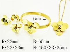 HY Wholesale Jewelry Set 316L Stainless Steel jewelry Set Fashion Jewelry-HY50S0655IOQ