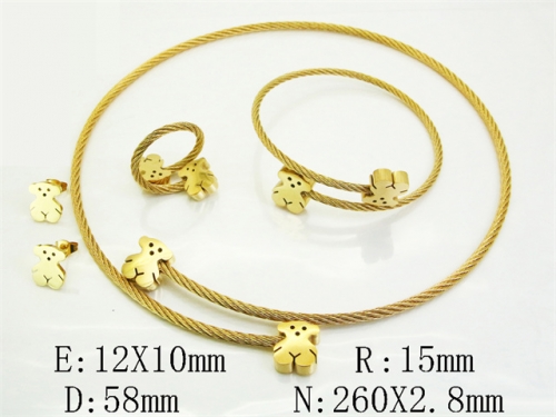 HY Wholesale Jewelry Set 316L Stainless Steel jewelry Set Fashion Jewelry-HY50S0716JDD