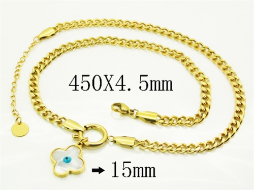 HY Wholesale Stainless Steel 316L Jewelry Popular Necklaces-HY32N0813HDD