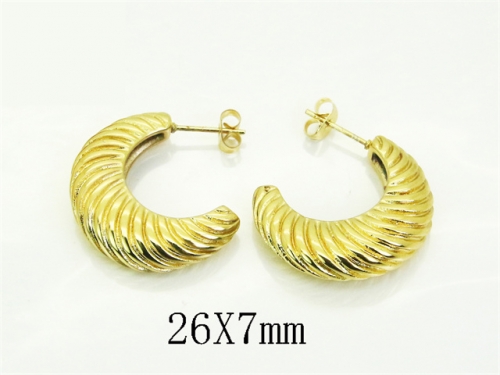 HY Wholesale Earrings 316L Stainless Steel Fashion Earrings Jewelry-HY09E0207AML