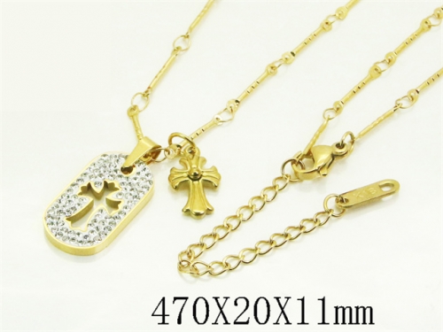 HY Wholesale Stainless Steel 316L Jewelry Popular Necklaces-HY09N1471HHD