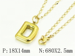 HY Wholesale Stainless Steel 316L Jewelry Popular Necklaces-HY32N0844DLL