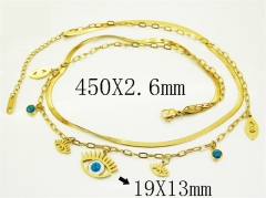 HY Wholesale Stainless Steel 316L Jewelry Popular Necklaces-HY09N1485HIF