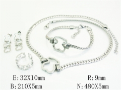 HY Wholesale Jewelry Set 316L Stainless Steel jewelry Set Fashion Jewelry-HY50S0690IMV