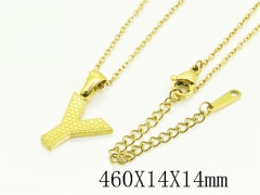 HY Wholesale Stainless Steel 316L Jewelry Popular Necklaces-HY32N0839KV