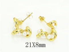 HY Wholesale Earrings 316L Stainless Steel Fashion Earrings Jewelry-HY09E0250NL