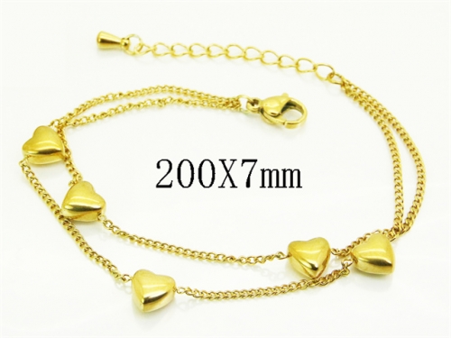 HY Wholesale Bracelets 316L Stainless Steel Jewelry Popular Bracelets-HY32B1258PZ