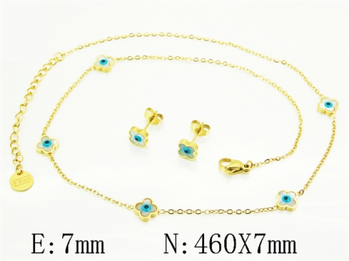 HY Wholesale Jewelry Set 316L Stainless Steel jewelry Set Fashion Jewelry-HY32S0203HIL