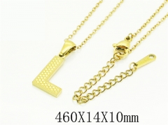 HY Wholesale Stainless Steel 316L Jewelry Popular Necklaces-HY32N0826KT