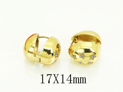 HY Wholesale Earrings 316L Stainless Steel Fashion Earrings Jewelry-HY09E0301SOL