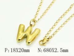 HY Wholesale Stainless Steel 316L Jewelry Popular Necklaces-HY32N0863WLL