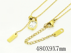 HY Wholesale Stainless Steel 316L Jewelry Popular Necklaces-HY09N1475PR