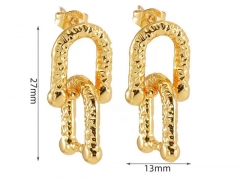 HY Wholesale Jewelry Earrings 316L Stainless Steel Earrings Jewelry-HY0082E0046