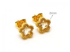 HY Wholesale Jewelry Earrings 316L Stainless Steel Earrings Jewelry-HY0082E0270