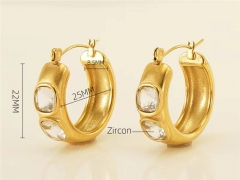 HY Wholesale Jewelry Earrings 316L Stainless Steel Earrings Jewelry-HY0082E0164