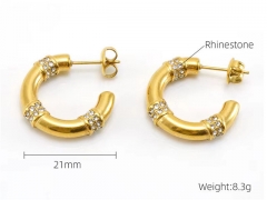 HY Wholesale Jewelry Earrings 316L Stainless Steel Earrings Jewelry-HY0082E0496