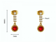 HY Wholesale Jewelry Earrings 316L Stainless Steel Earrings Jewelry-HY0082E0484