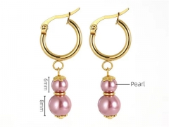 HY Wholesale Jewelry Earrings 316L Stainless Steel Earrings Jewelry-HY0082E0655