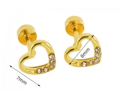 HY Wholesale Jewelry Earrings 316L Stainless Steel Earrings Jewelry-HY0082E0114